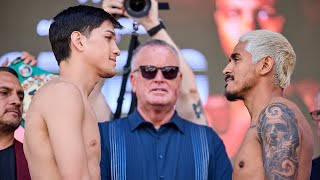 Brandon Figueroa on weight for 126 lbs title Jessie Magdaleno misses amp ineligible for belt [upl. by Mackenie175]