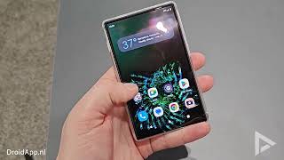 Motorola rollable screen preview MWC 2023 [upl. by Wira]