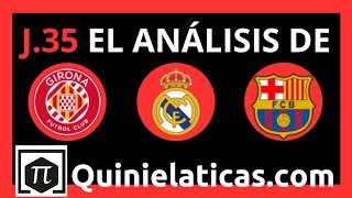 🤑LA QUINIELA Jornada 35  Análisis y Pronósticos 20232024 por 🔲Quinielaticas [upl. by Ilohcin217]