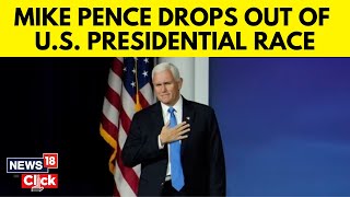 US Presidential Election  Mike Pence Ends Campaign For The White House  US News  N18V [upl. by Ushijima]