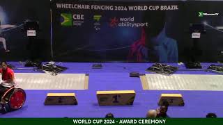 2024 Wheelchair Fencing World Cup  Sao Paulo Brazil  Mens epee womens foil [upl. by Aleihs]