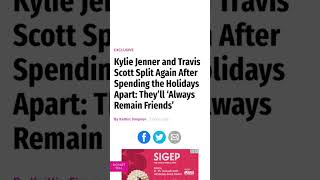 kylie Jenner and travis Scott officially broke up travisscott kyliejenner [upl. by Divd]