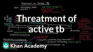 Treatment of Active TB  Infectious diseases  NCLEXRN  Khan Academy [upl. by Einahpts]