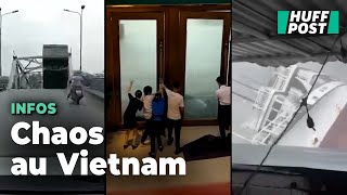 Les images du dévastateur typhon Yagi le plus puissant à frapper le Vietnam depuis 30 ans [upl. by Ennaeerb]