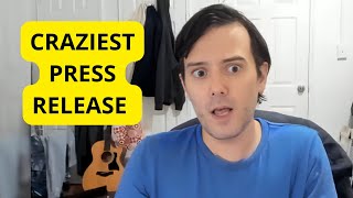 Martin Shkreli Reads The Craziest Press Release From A Company [upl. by Yruam]