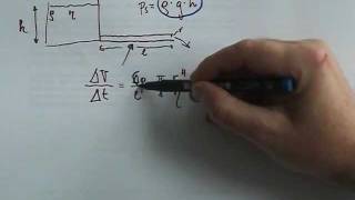 Übung Mechanik 2 Ausflussgeschwindigkeit 4 [upl. by Ahseneuq]