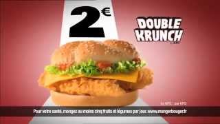 Pub KFC Le Double Krunch en solde [upl. by Haldas781]