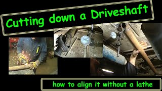 How to shorten a drive shaft and align it on the vehicle [upl. by Axe528]