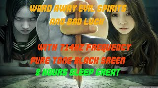 pure tone 714 HZ frequency ward away evil spirits and bad luck [upl. by Resa]