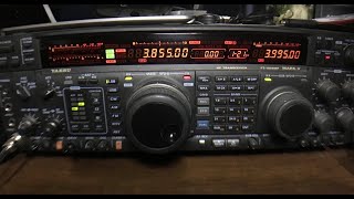 Awful Awful Ugly Net 3855 80 meters Ham  Shortwave radio [upl. by Drape]