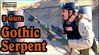 Gothic Serpent Shughart M14 Clone amp Delta 1911 at the 2Gun Match [upl. by Shanie]