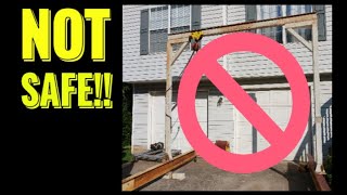 Think twice and save a life Cheap gantry crane build pt 15 [upl. by Atlanta290]