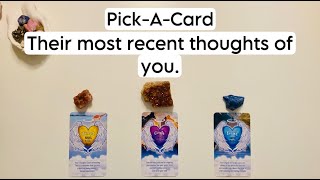 Their most recent thoughts of you🥰🌹💓Pick A Card reading🔮 [upl. by Iris]