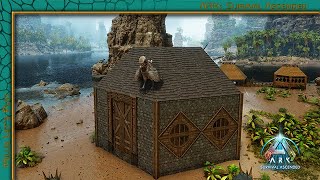 ARK Survival Ascended 110 Argentavis Zähmen und Stall vollenden deutschgameplay [upl. by Sellma]