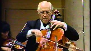 Haydn Cello Concerto No 1 in C major  III Finale Allegro molto Cello Rostropovich [upl. by Annawoj]