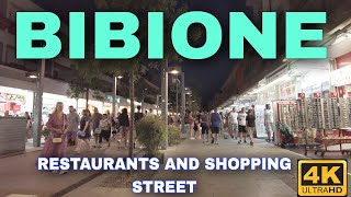 Bibione Italy 2023  Evening Walking Tour 4K UHD [upl. by An]