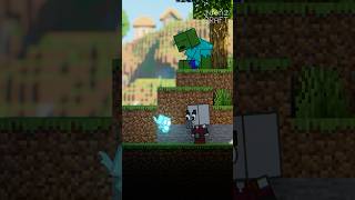 Mutant Zombie taught Pillager a lesson Funny Minecraft Animation shorts cartoon [upl. by Auot]