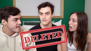 Arguing With My Twins Girlfriend Prank  Dolan Twins Deleted Video [upl. by Enida]