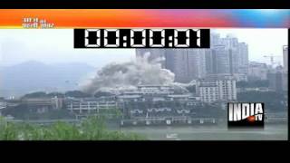 Two 32 floor buildings collapse in China within 5 seconds [upl. by Anilehcim]