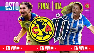 Final Liga MX Femenil América vs Rayadas EN VIVO desde el estadio Azteca [upl. by Attekram]