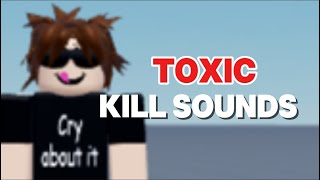 Toxic Kill Sound CodesIDs  ROBLOX [upl. by Yhtac]