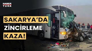 SON DAKİKA HABERİ Kuzey Marmara Otoyolunda zincirleme kaza 11 kişi öldü [upl. by Ahteral]