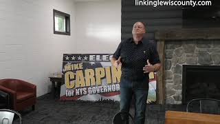 Lewis County Sheriff Mike Carpinelli Announces Run for NYS Governor in 2022 [upl. by Lang569]