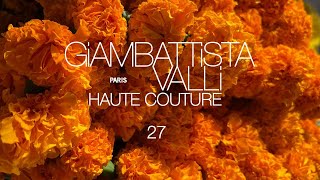 Giambattista Valli Haute Couture 27 live show [upl. by Rhiana619]