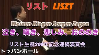 LisztWeinen Klagen Sorgen Zagenタカヒロ・ホシノ バッハのカンタータ「泣き、嘆き、憂い、おののき」とロ短調ミサ曲の「十字架につけられ」の通奏低音による変奏曲 [upl. by Romy129]