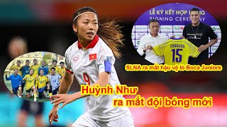 Huỳnh Như ra mắt đội bóng mới SLNA trình làng hậu vệ lò Boca Juniors [upl. by Zarla]