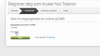 Telenor Mine sider  slik registrerer du deg [upl. by Esmerelda]