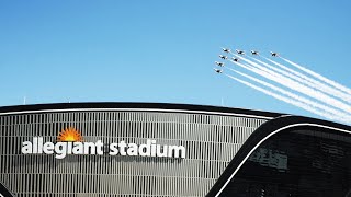 Air Force Thunderbirds Flyover Allegiant Stadium to Honor Frontline Workers  Las Vegas Raiders [upl. by Darrey]