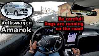 2023 Volkswagen Amarok 20 TDI 4motion  winter amp snow POV test drive [upl. by Munson]