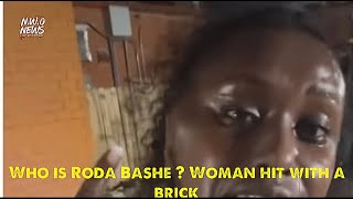 Somali woman Roda Bashe hit with brick [upl. by Wurst]