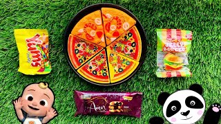 Milky mist biscuits 🍪 pizza toy review  Pizza jelly 🍕  asmr satisfying viral trend youtube [upl. by Otcefrep]