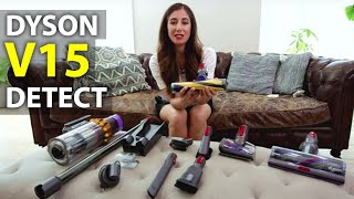 Everything You Need to Know about the Dyson V15 Cordless Vacuum [upl. by Robb573]