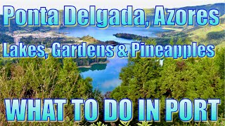 Ponta Delgada Azores Lakes Gardens amp Pineapples Tour  What to Do on Your Day in Port [upl. by Zilevi115]