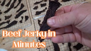 Simple Beef Jerky in Under 3 Minutes with Denali Dehydrator [upl. by Eninaj]