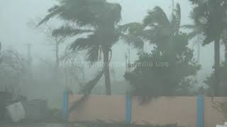 Super Typhoon Mangkhut Ompong  Full Wrath In Santa Ana Philippines [upl. by Deina]