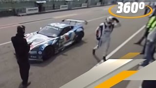 In der Boxengasse am Sachsenring in 360 Grad  ADAC GT Masters [upl. by Alym]