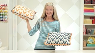 How to make a pillow or cushion with Piping attached [upl. by Peery581]