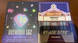 Twice Between 1amp2 and Ready To Be Monograph Unboxing Plus Extra Albums [upl. by Shorter]