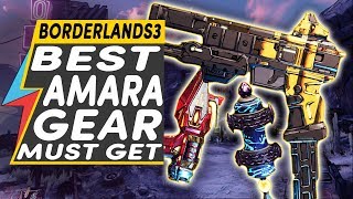 Borderlands 3 BEST GEAR TO GET for AMARA THE SIREN  Must Have Now [upl. by Oberstone]