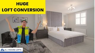 HUGE Finished Loft Conversion  5 x 8 Metre Bedroom [upl. by Eilyw]