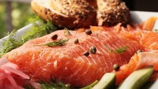 Scandinavian Gravlax  Salmon Recipe  KIN EATS [upl. by Flemming]