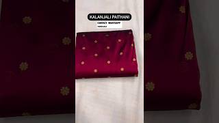 Engagement Wear Semi Paithani ytshorts trending semipaithani saree [upl. by Nikolos]