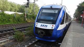 Regionalexpress nach Westerland mit BR218 in Elmshorn [upl. by Sivia]