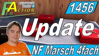 LS22 1456 Neues Update NFMarsch4fach Version und Fed Produktions Pack farmingsimulator22 [upl. by Ilonka]