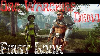 Orc Warchief  Demo  First Look  Settlement Builder [upl. by Yelahs]