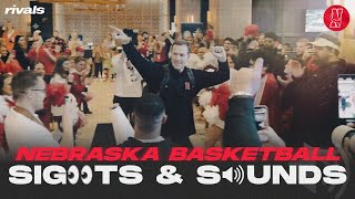 Nebraska basketballs sendoff ahead of Big Ten Tournament [upl. by Aylsworth]